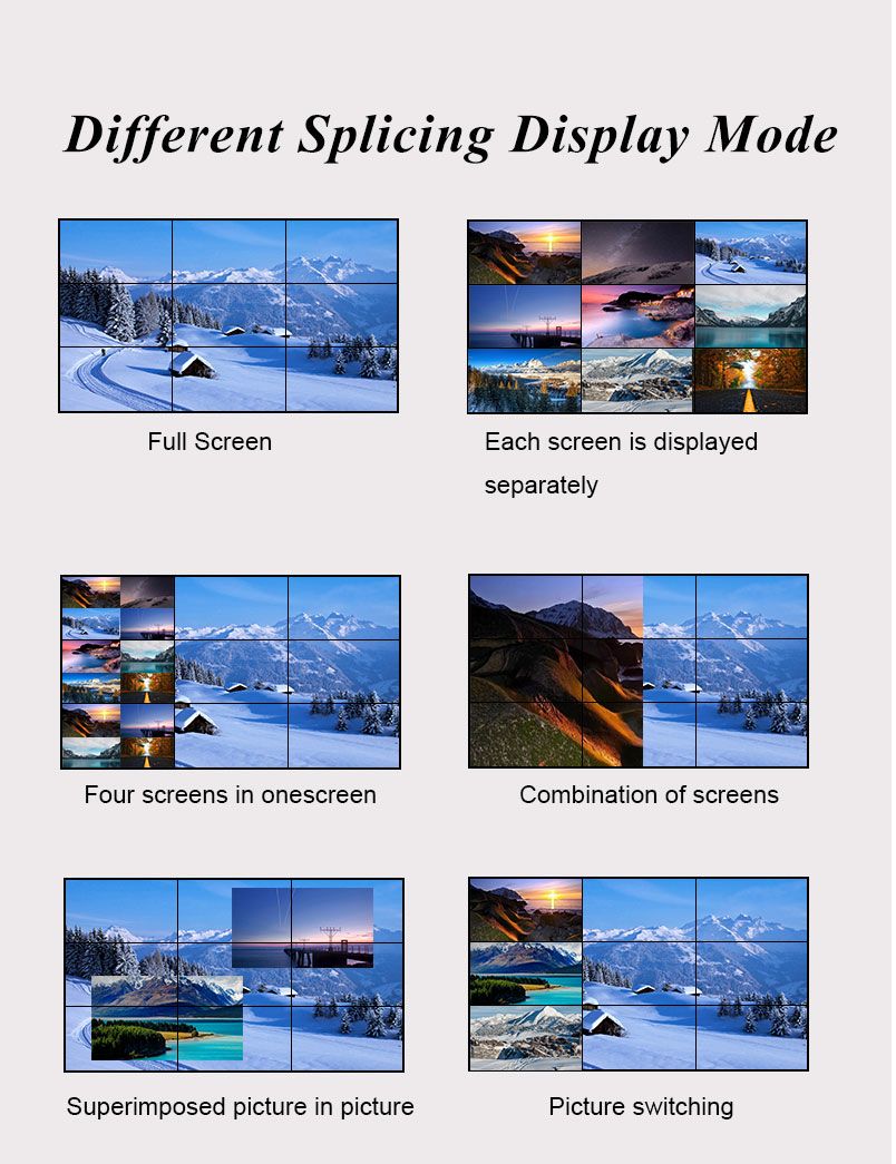 lcd video wall price